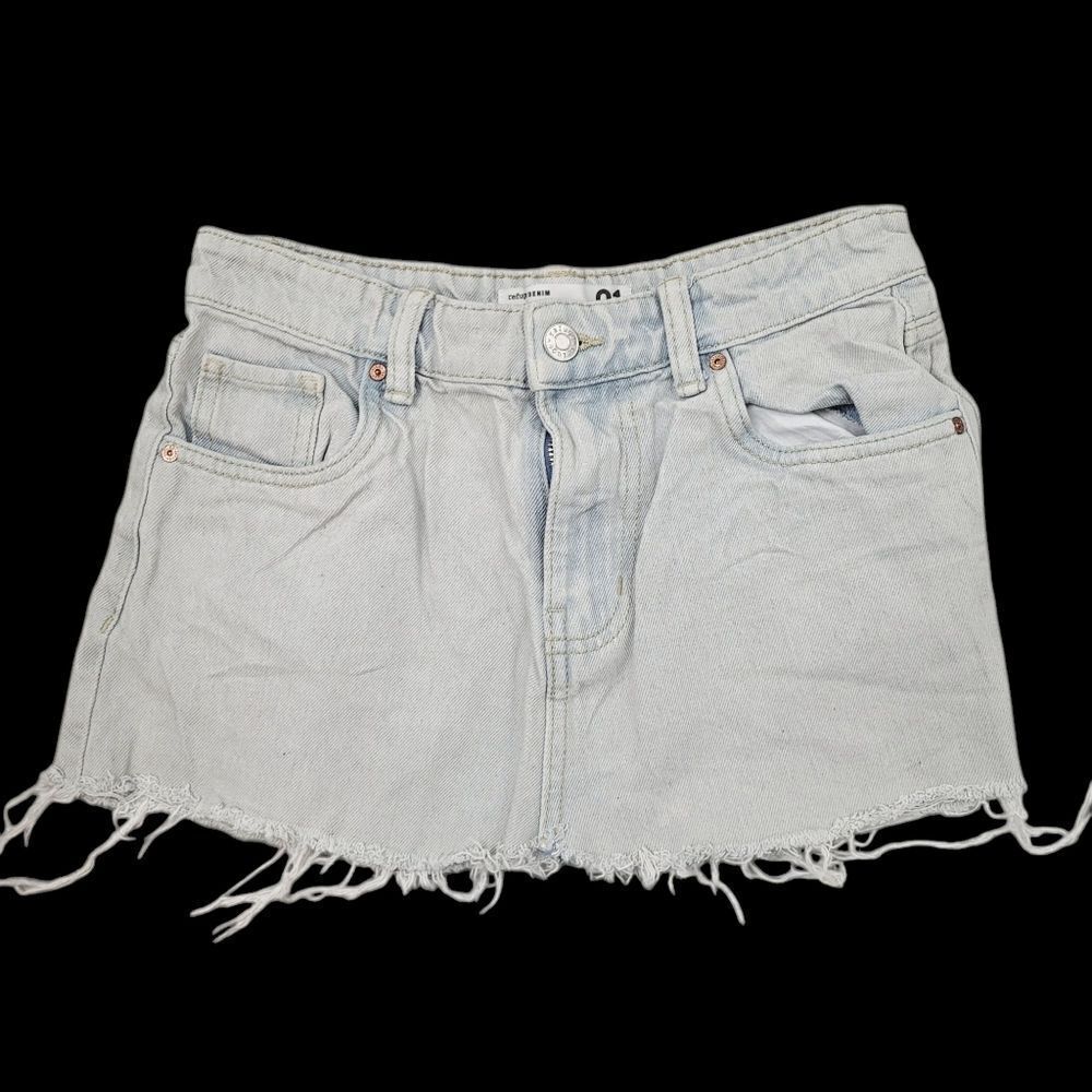 2/$20 Refuge Denim Light Blue Skirt W:26"